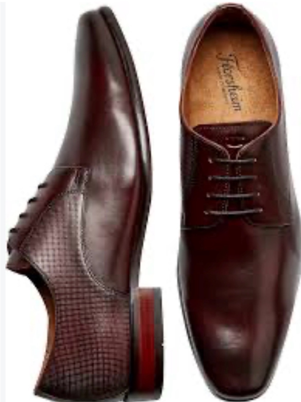 Florsheim Kierland Plain Toe Men's Lace-Up Oxford in Deep Burgundy